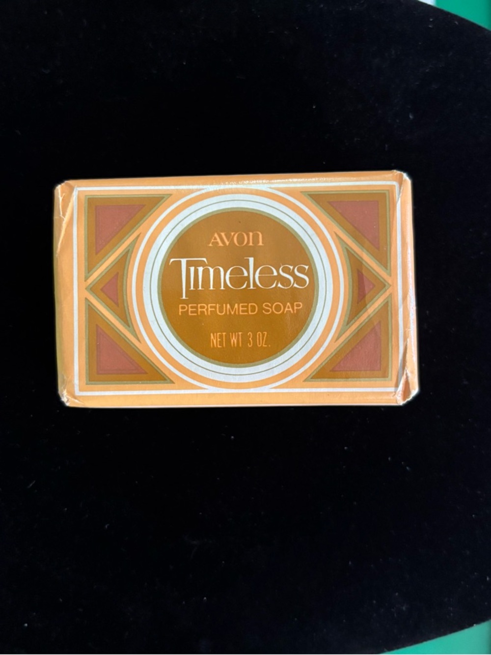 Avon Timeless Perfumed Bar of Soap - Orange and Gold Packaging